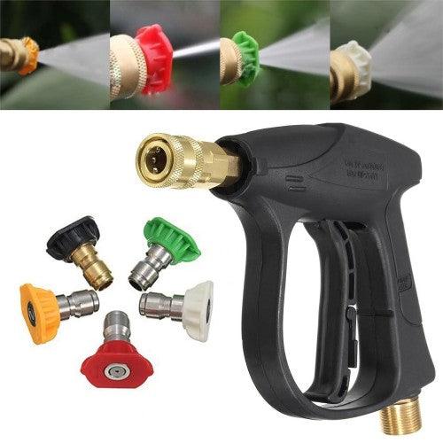 MATCC Adjustable Foam Cannon Sprayer Set with Snow Foam Lance, 5 Spray Nozzles, 3/8" M22 Quick Connectors for Power Pressure Washer - Image 7