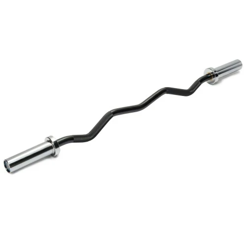 Olympic Curl Bar, 56 inch EZ Curl Barbell, 500 LB Weight Capacity Lifting Bar for Strength Training, Biceps Curl and Triceps Extensions - 1026797 - Image 5