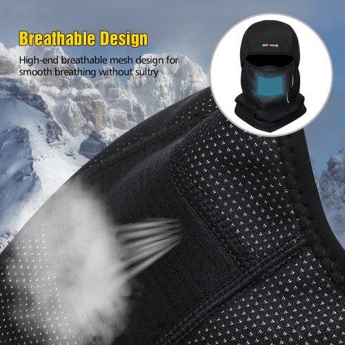 SGODDE Unisex Ski Mask, Balaclava Face Mask with Water Resistant and Windproof Fabric for Men, Women, Skiing, Cycling, Outdoor Winter Activities - Image 7